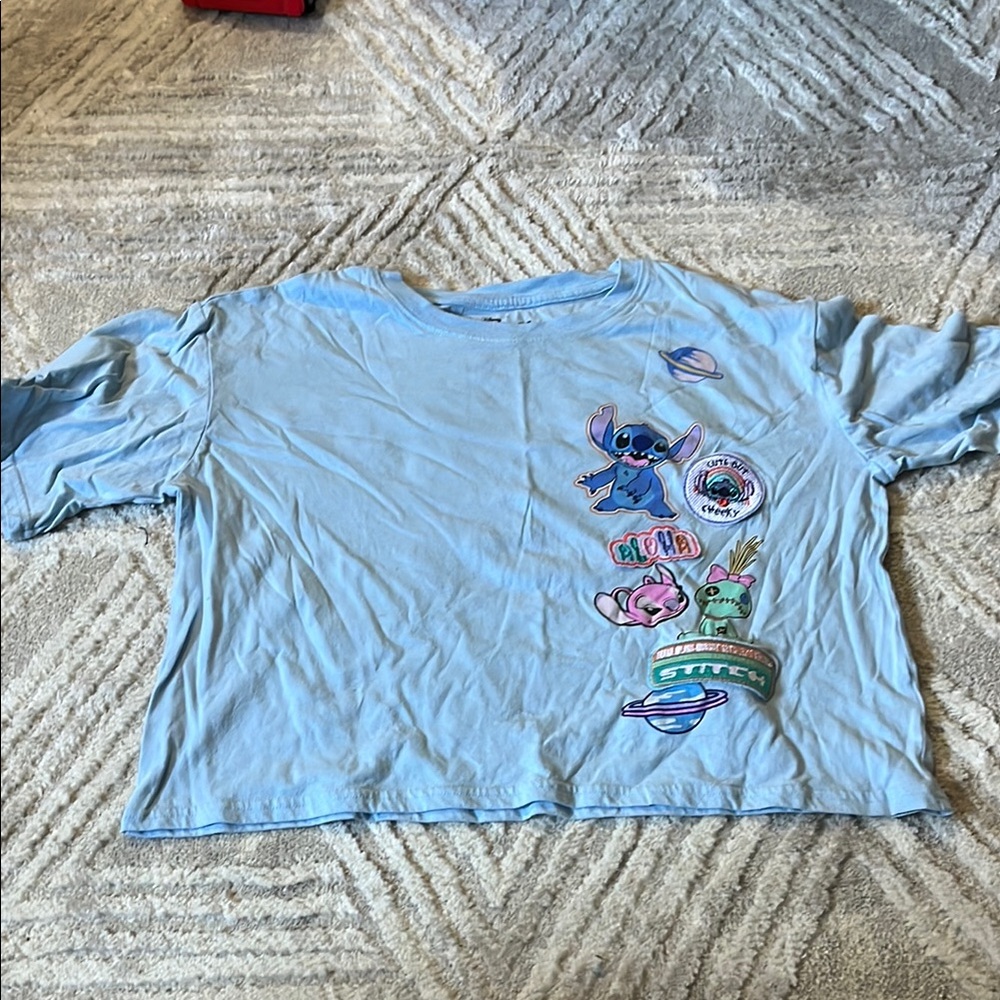 Blue Graphic Women's Top